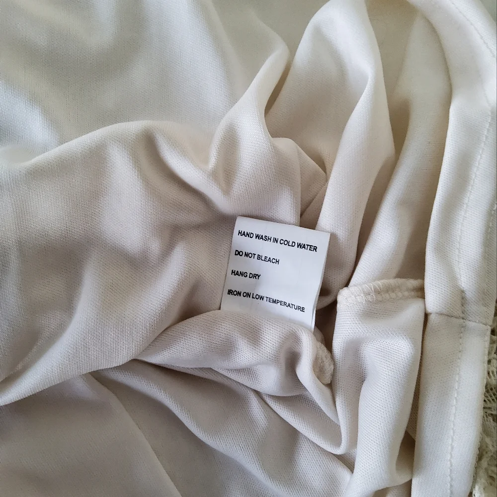 Solitaire by Ravi Khosla Crochet Hi/Lo Maxi Dress - Picture 8 of 16